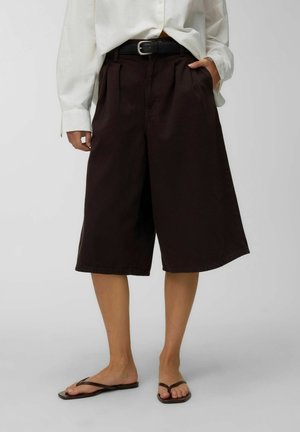 Vero Moda DENIM SHORTS VMNADIA DENIM SHORTS - Denimshorts - chocolate torte