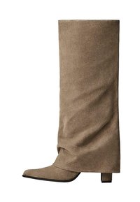 Topánky na vysokom opätku - sand