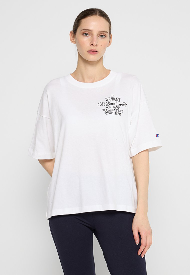 Champion T-shirt print wit