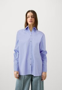KARL LAGERFELD SIGNATURE COLLAR - Blusa com botões - sweet lavender