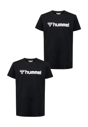 2ER-SET MIT LOGO - T-Shirt print - schwarz