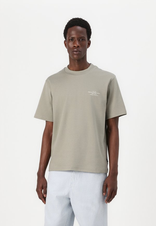 JPRBLACHAD BRANDING CREW NECK TEE - T-Shirt print - dried sage