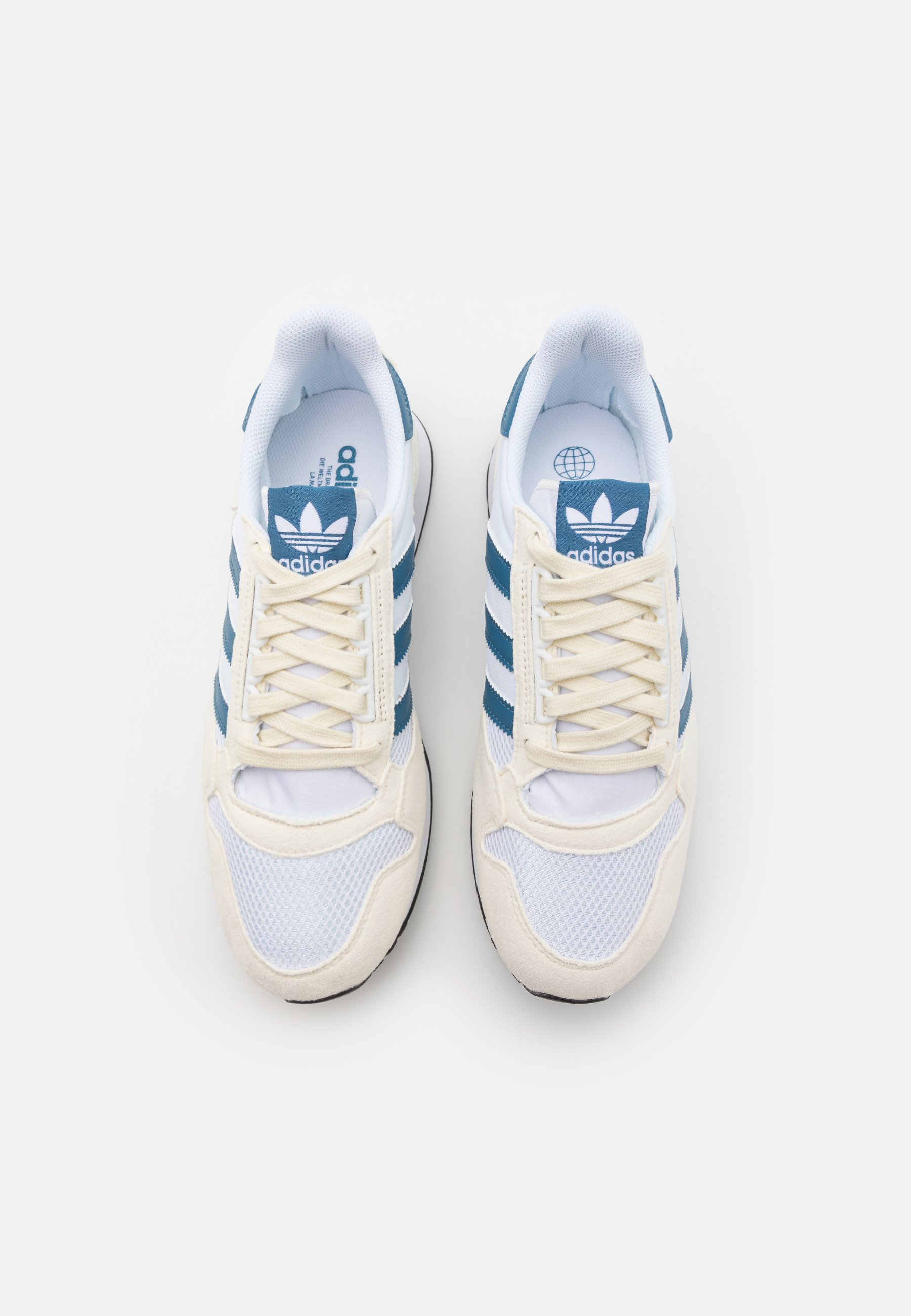 adidas Originals ZX 500 UNISEX - Trainers - footwear white/altered  blue/offwhite/white - Zalando.de