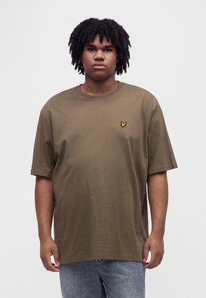 Lyle & Scott, PLAIN T-SHIRT - Обикновена тениска - khaki ash