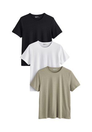 Next REGULAR FIT 3 PACK - T-paita - core