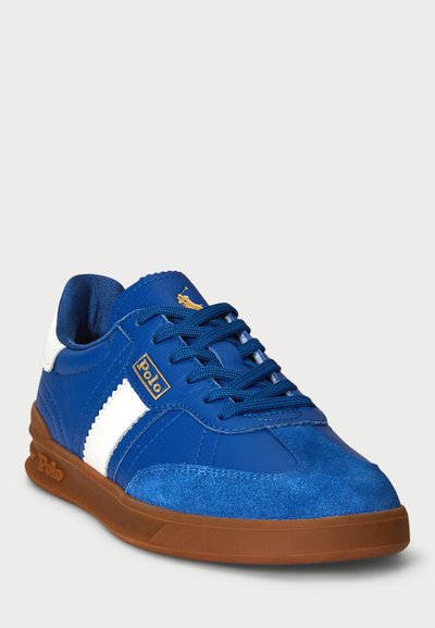 Polo Ralph Lauren HERITAGE AERA SUEDE TRAINER - Športni copati - blue