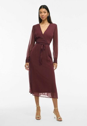 VIFALIA V NECK MIDI DRESS - Vestito casual - fig