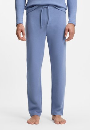 WAFFLE - Nattøj bukser - light/pastel blue