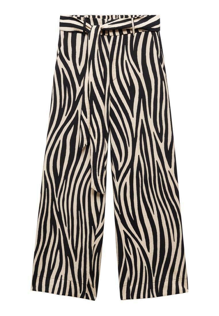 Mango Broek zwart