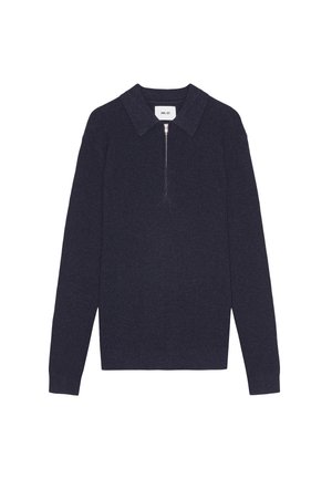 NN.07 HANSIE LS ZIP 6600 - Pullover - navy melange