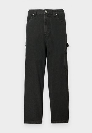 BIG PANTS UNISEX - Laisvo kirpimo džinsai - black wash