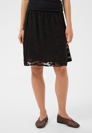 Cream, CRMISANDRA SHORT SKIRT - Jupe trapèze - pitch black
