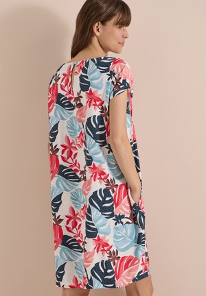 Cecil, KNIELANGES KLEID MIT CAPSLEEVES - Robe t-shirt - light alabaster white