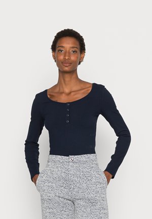 Long sleeved top - sky captain blue