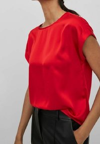 VILA Bluse - dark red