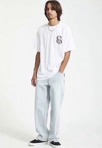 Volcom SNAKE PEACE LSE - Print T-shirt - white