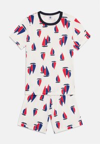 Petit Bateau Jungen Pyjama Set - 2-teilig Nachtwäsche | Rippstrick Schlafanzug | Bequeme Kinder Nachtkleidung