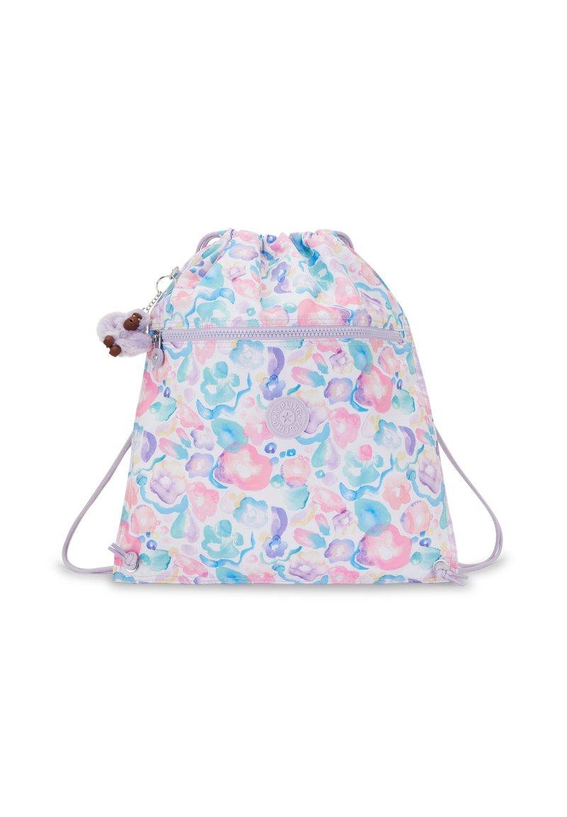 Kipling SUPERTABOO - Mochila de deporte - aqua flowers