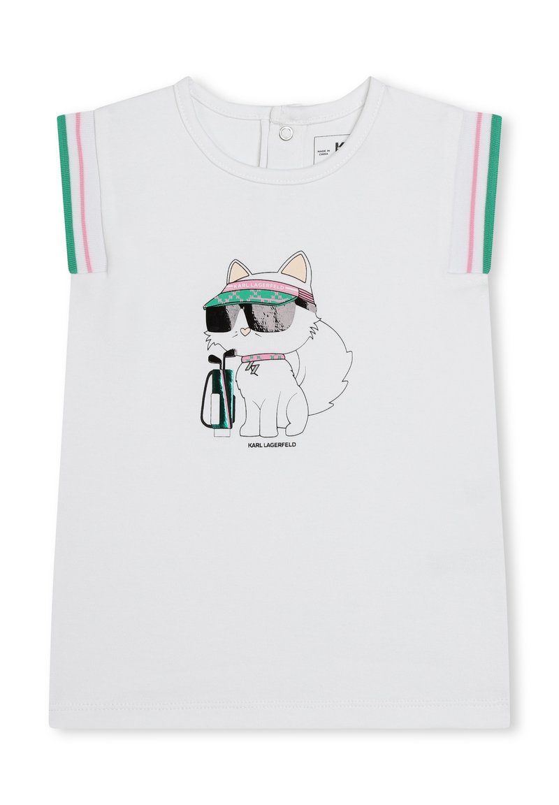 KARL LAGERFELD KIDS Jurk wit KARL LAGERFELD KIDS Jurk wit