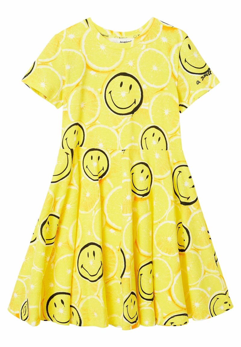 Desigual SMILEY® LEMON - Freizeitkleid - yellow