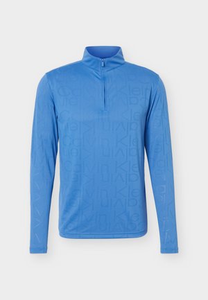 Calvin Klein Golf, AVONDALE HALF ZIP - Langarmshirt - blue hibiscus