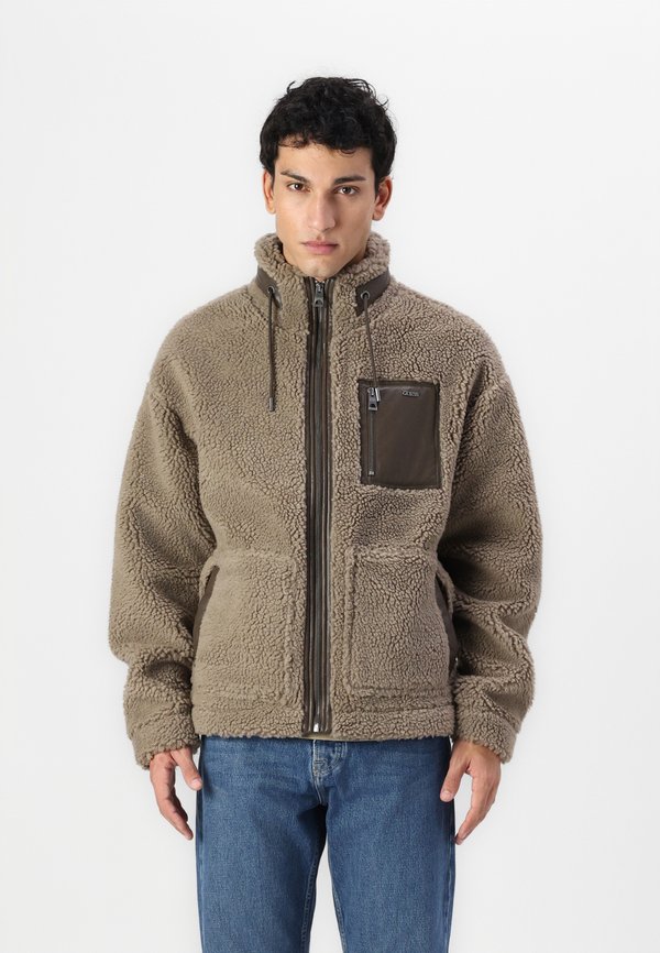 Fleece jacket - traditional khaki