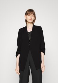DKNY FOUNDATION OPEN FRONT JACKET POCKETS - Bleiser - black