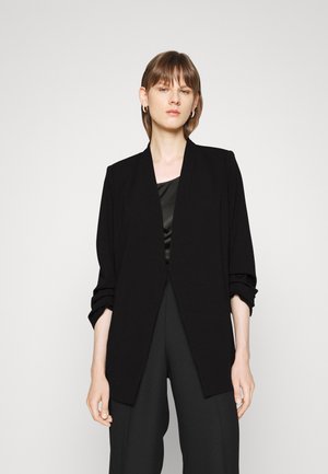 OPEN FRONT JACKET - Short coat - black