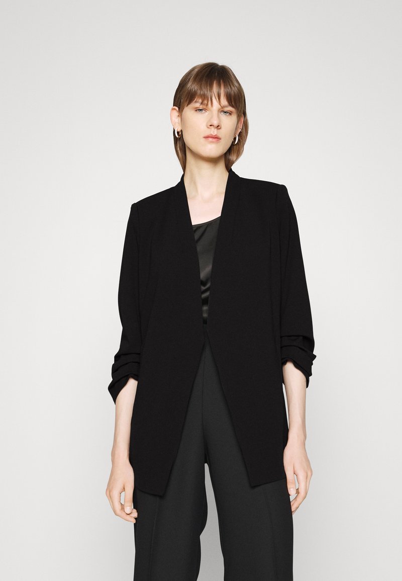 DKNY FOUNDATION OPEN FRONT JACKET POCKETS - Bleiser - black