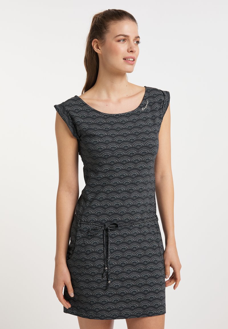Damen Freizeitkleider | Ragwear TAG B REMAKE Etuikleid black/schwarz - WH27054 Damen Freizeitkleider | Ragwear TAG B REMAKE Etuikleid black/schwarz - WH27054