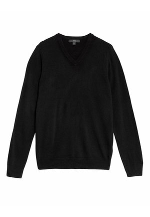 Marks & Spencer CASHMILON V-NECK - Jumper - black