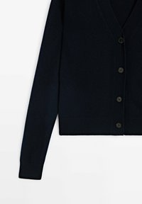 Massimo Dutti Neuletakki - dark blue