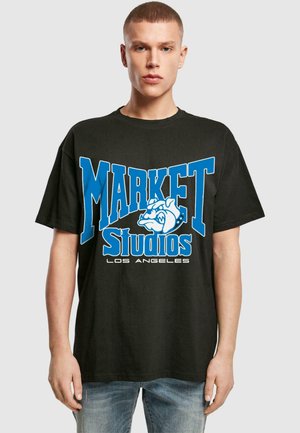LOS ANGELES BULLDOGS HEAVY - Print T-shirt - black