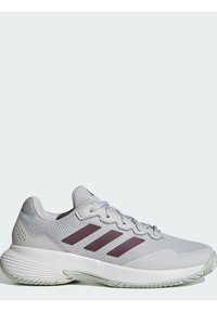 adidas Performance GAMECOURT 2 - Tenisové boty na všechny povrchy - grey one aurora met core white