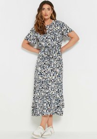 Long Tall Sally FLORAL MIDAXI - Vardagsklänning - blue