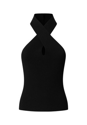 Pepe Jeans, PEPE JEANS CARDIGAN W11 AMELIA TOP - Débardeur - black