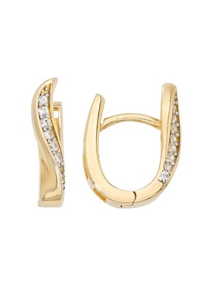 Boucles d'oreilles - goldfarben/weiß