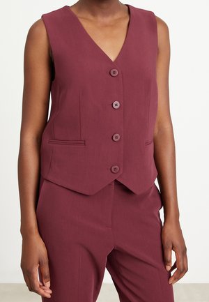 Veste sans manches - bordeaux
