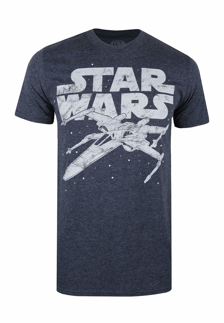 Star Wars T-shirt print donkerblauw