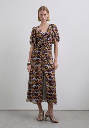 VINESO FIRPRINT - Vestido informal - burgundy