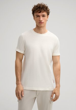 ADAO - T-Shirt basic - offwhite