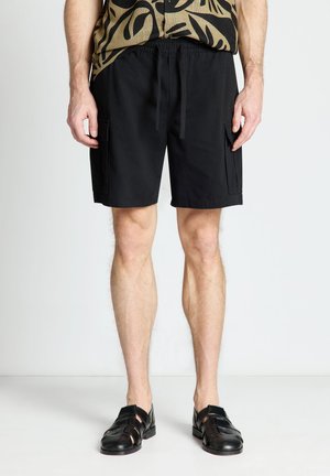 Calliope, PANTALONE CORTO TINTA UNITA - Shorts - nero ultrablack