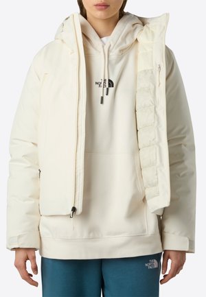 W TNF RANGE DOWN HOODED JACKET - Dunjakker - white dune