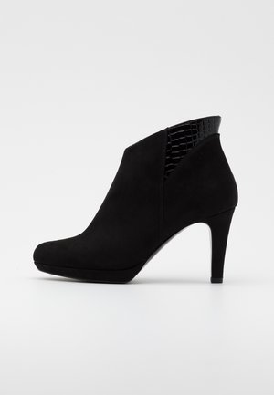 High Heel Stiefelette - black