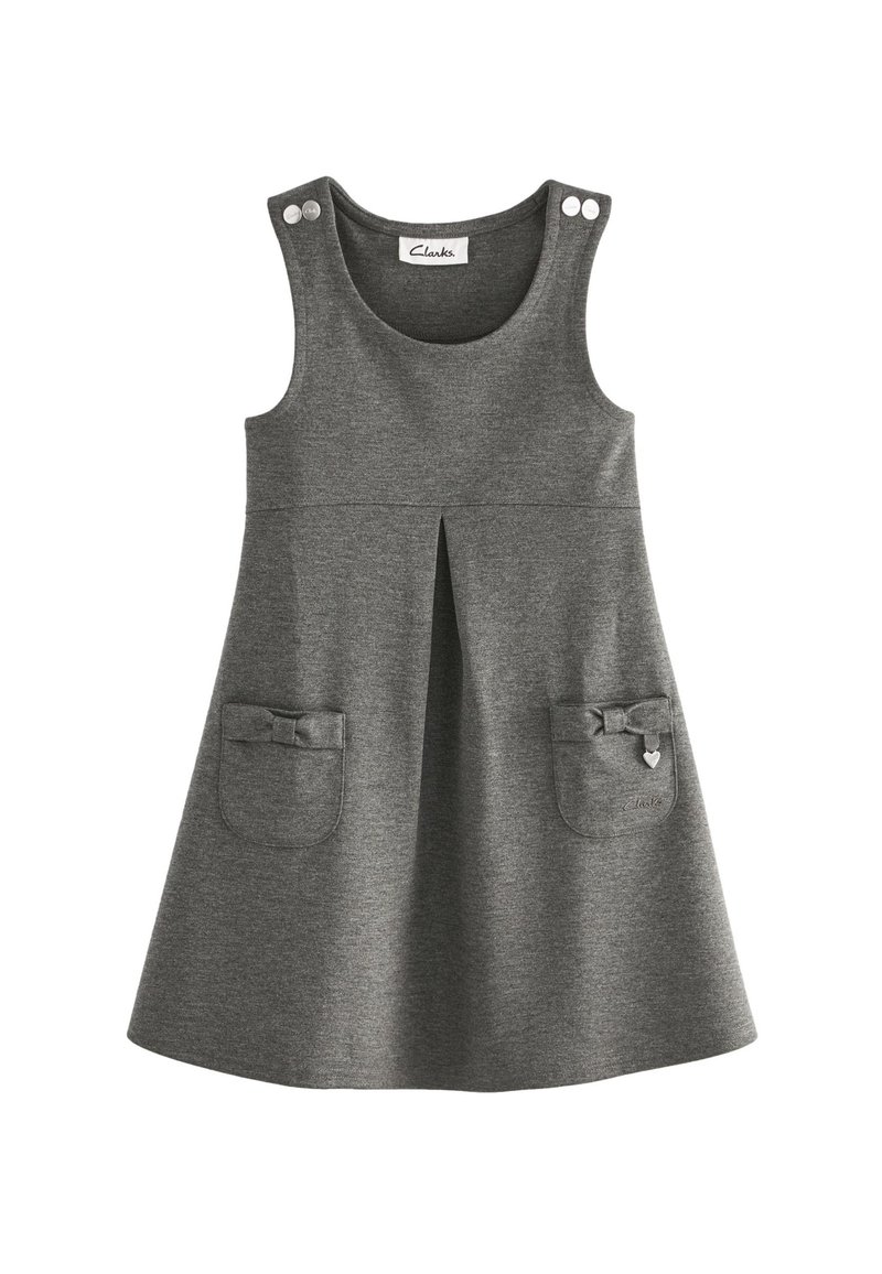 slim fit dress slacks Linen Pinafore Dress – Old Linen Mill main image 0