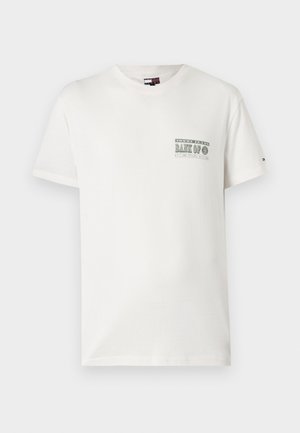 Tommy Jeans, TJM REG BILLS BACKPRINT SS T EXT, biały