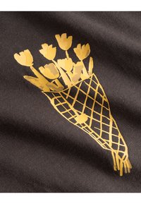 Les Deux BOUQUET - Marškinėliai su spaudiniu - charcoal