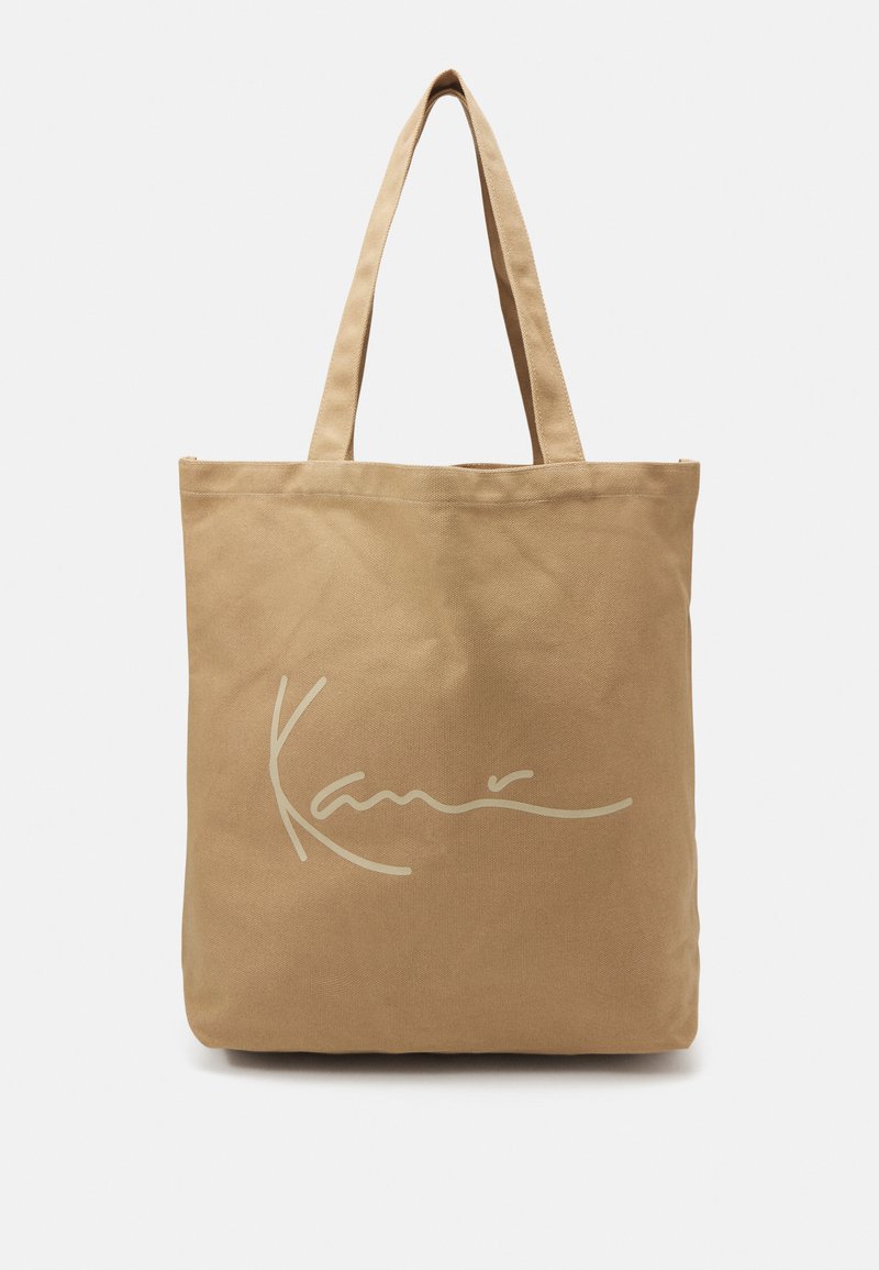 Karl Kani SIGNATURE SHOPPER UNISEX - Shopping bag - sand