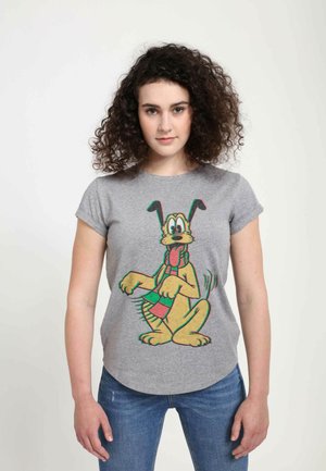 Henry Tiger DISNEY CLASSICS PLUTO HOLIDAY COLORS  - T-shirts print - melange grey