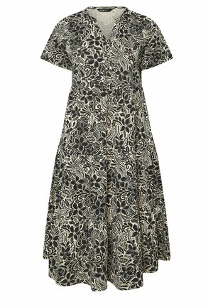 FLORAL TIERED  - Hverdagskjole - black